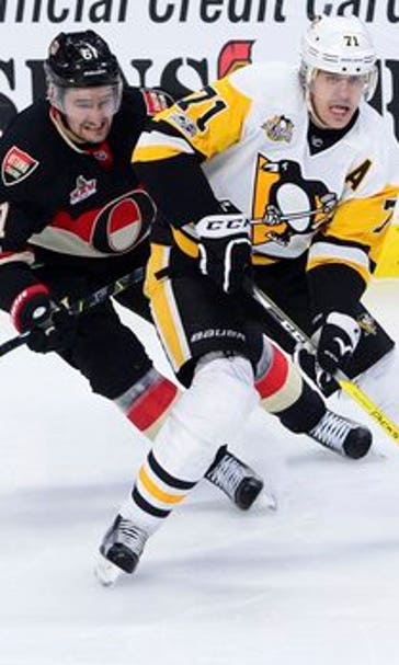Condon makes 29 saves, Senators beat Penguins 4-1 (Jan 12, 2017)